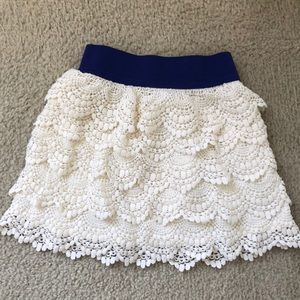RUUM Lace Layer Skirt Girls
